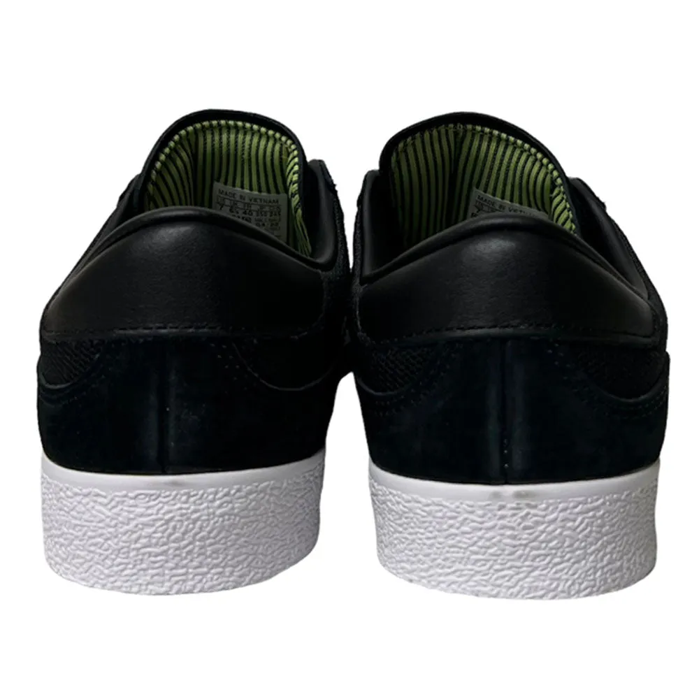 Adidas Puig Indoor Black White Pulse Lime Suede Shoes