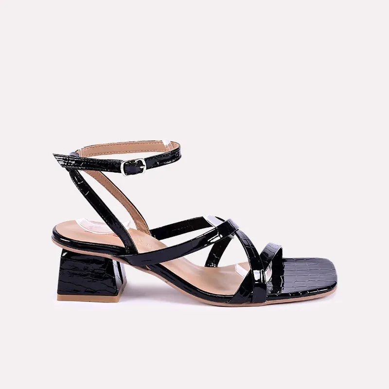 Cassandra Black Casual Sandals 0421239