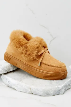 Cozy Steps Camel Moccasins