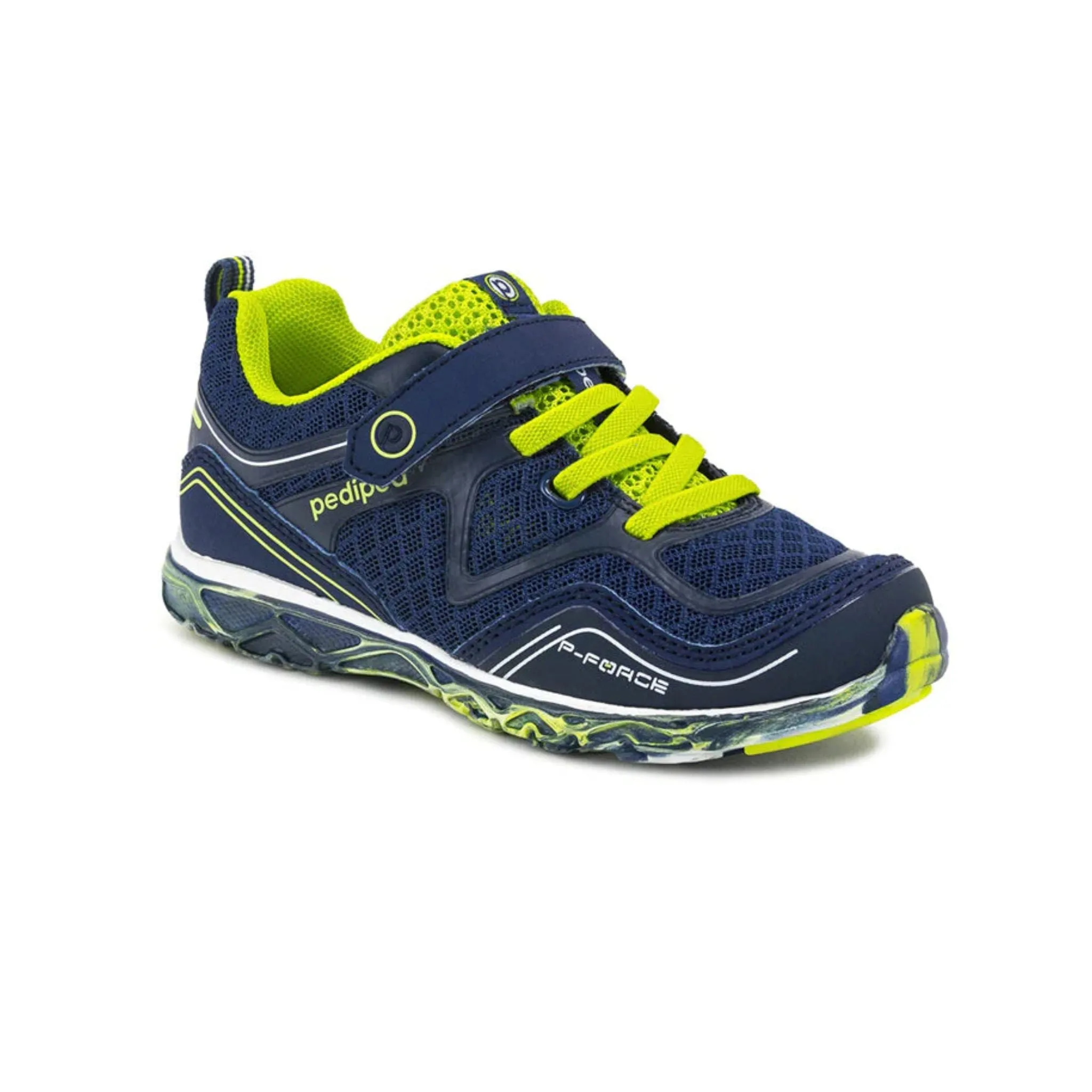 Flex Force Indigo Lime Athletic Shoes