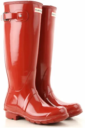 Hunter Footwear Women's Original Tall Gloss Rain Boot