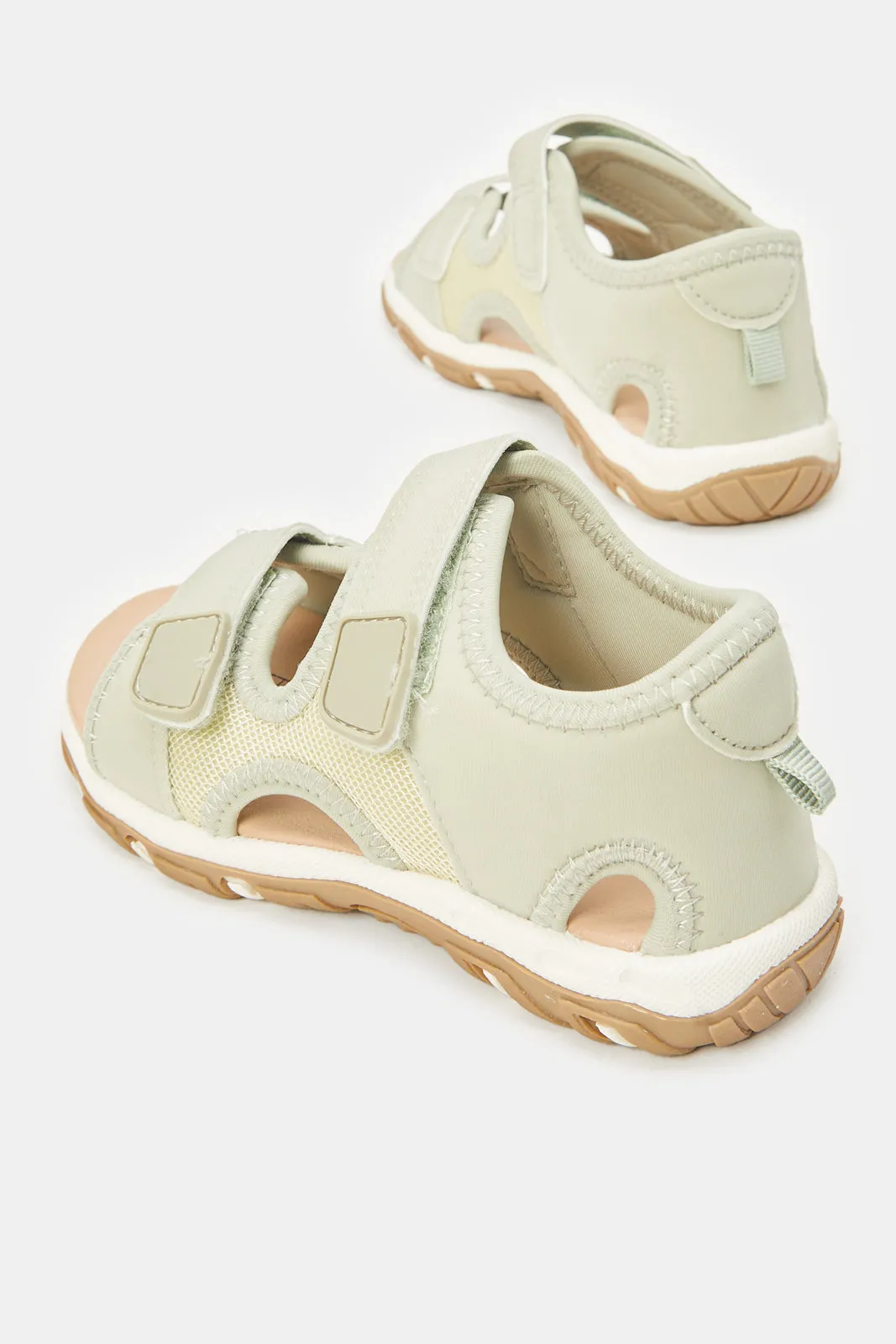 Infant Boys Green Casual Sandal