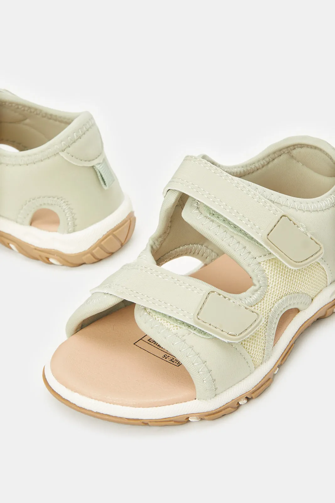 Infant Boys Green Casual Sandal