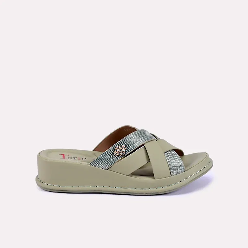 Iona Green Casual Slippers 0412618