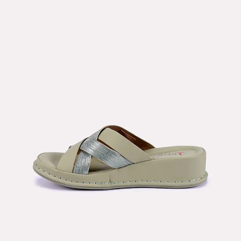 Iona Green Casual Slippers 0412618