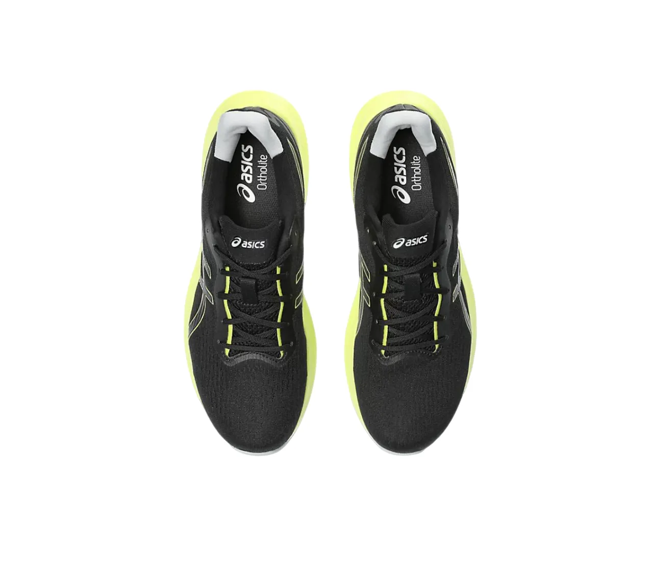 Mens Asics Gel-Pulse 14 Black/ Glow Yellow Athletic Running Shoes