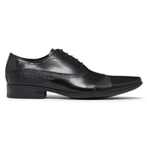 Mens Julius Marlow Borris Black Leather Lace Up Dress Work Formal Shoes