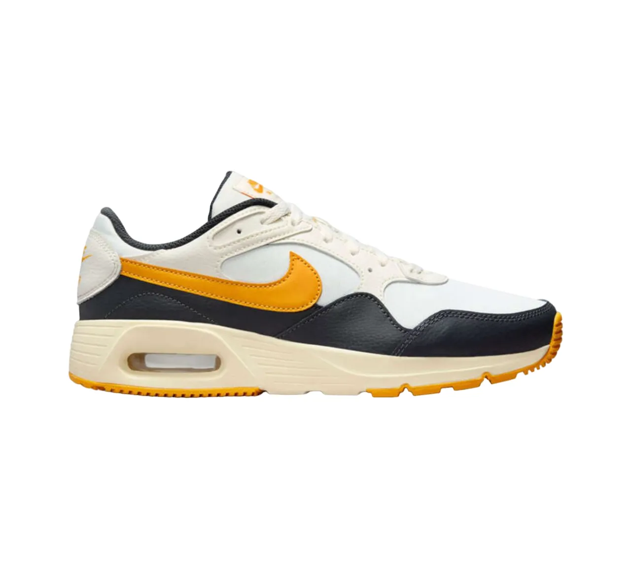 Mens Nike Air Max Sc White/ Black/ Gold Athletic Shoes