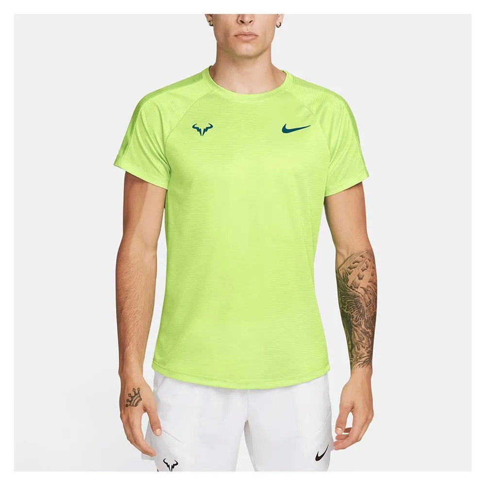 Mens Rafa Dri-Fit Challenger Short Sleeve Tennis Top