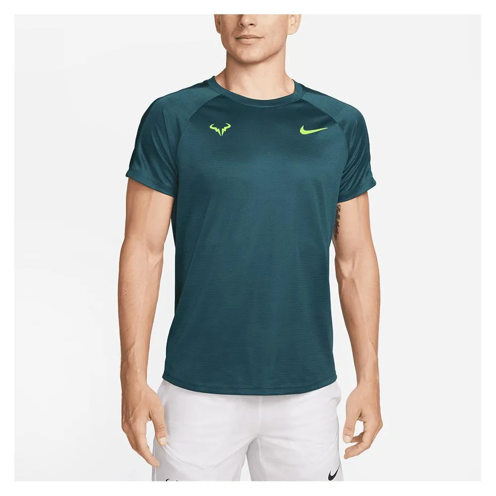 Mens Rafa Dri-Fit Challenger Short Sleeve Tennis Top