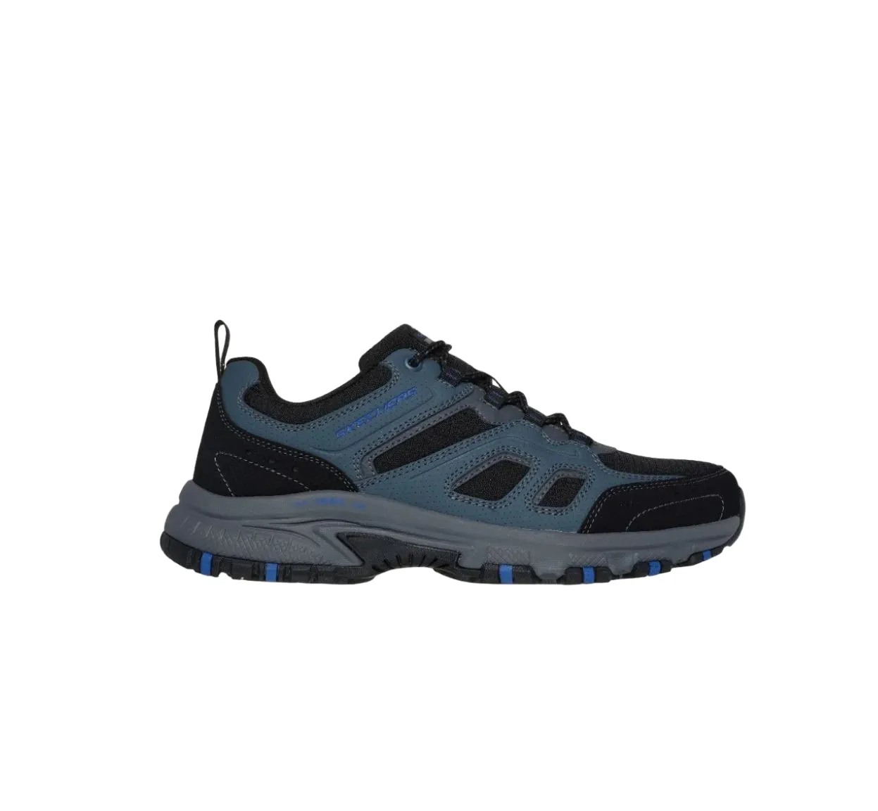 Mens Skechers Hillcrest - Pure Escape Charcoal Lace Up Walking Hiking Shoes