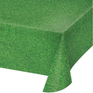 Sports Fanatics Grass 54inx108in Plastic Tablecover