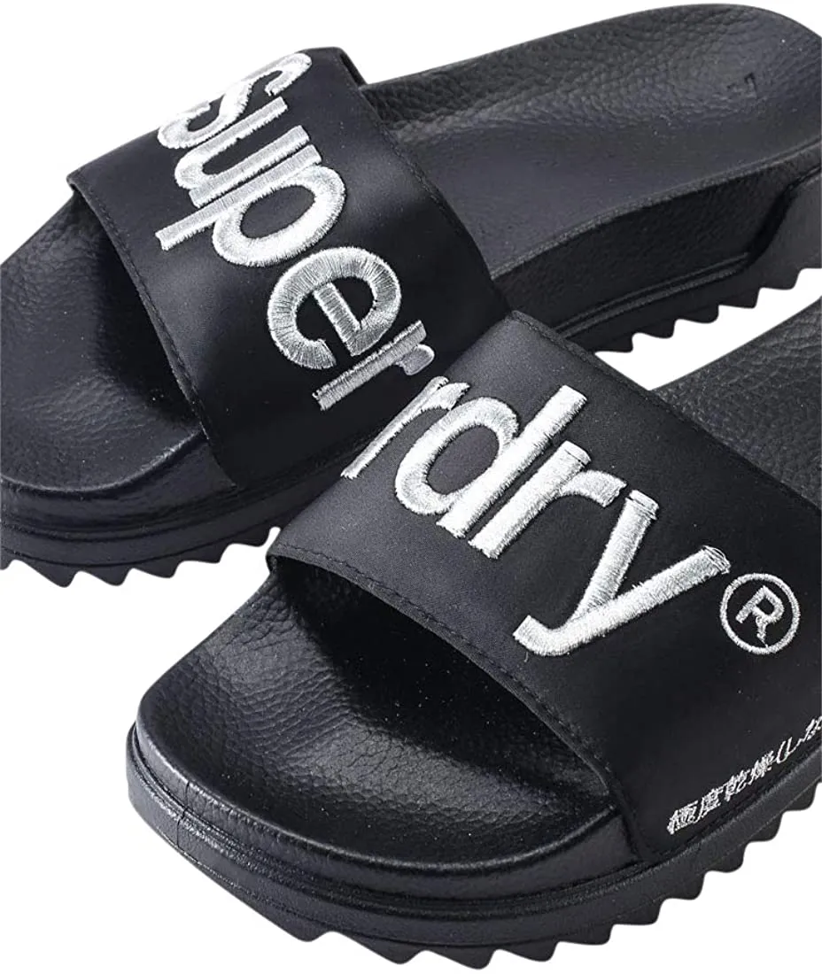 Superdry Women's Satin Flatform Sliders