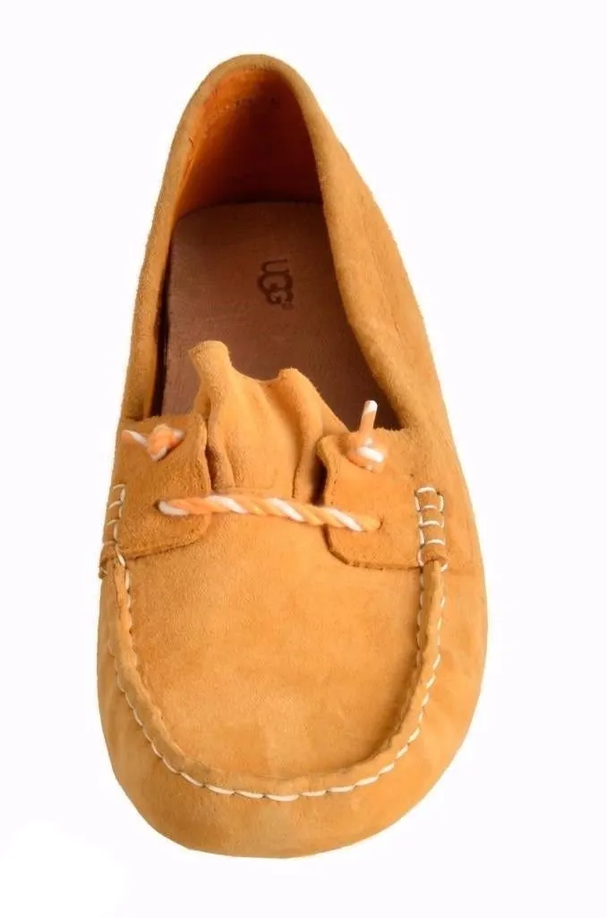 UGG SAYDE YELLOW MOCCASINS