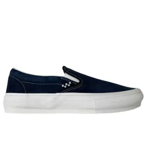 Wrapped Deep Navy Vintage Vans Skate Slip On Suede Shoes